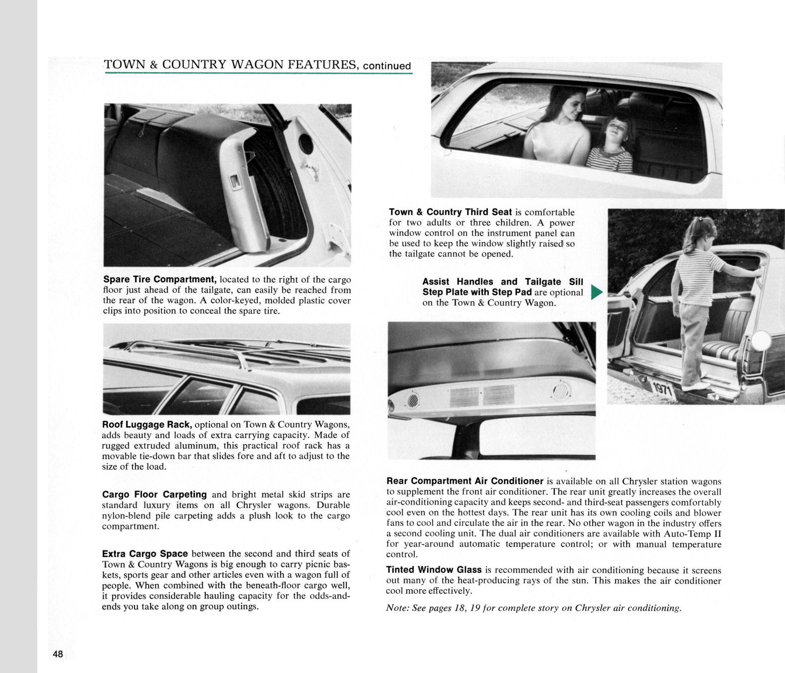 1971 Chrysler Features Brochure Page 16